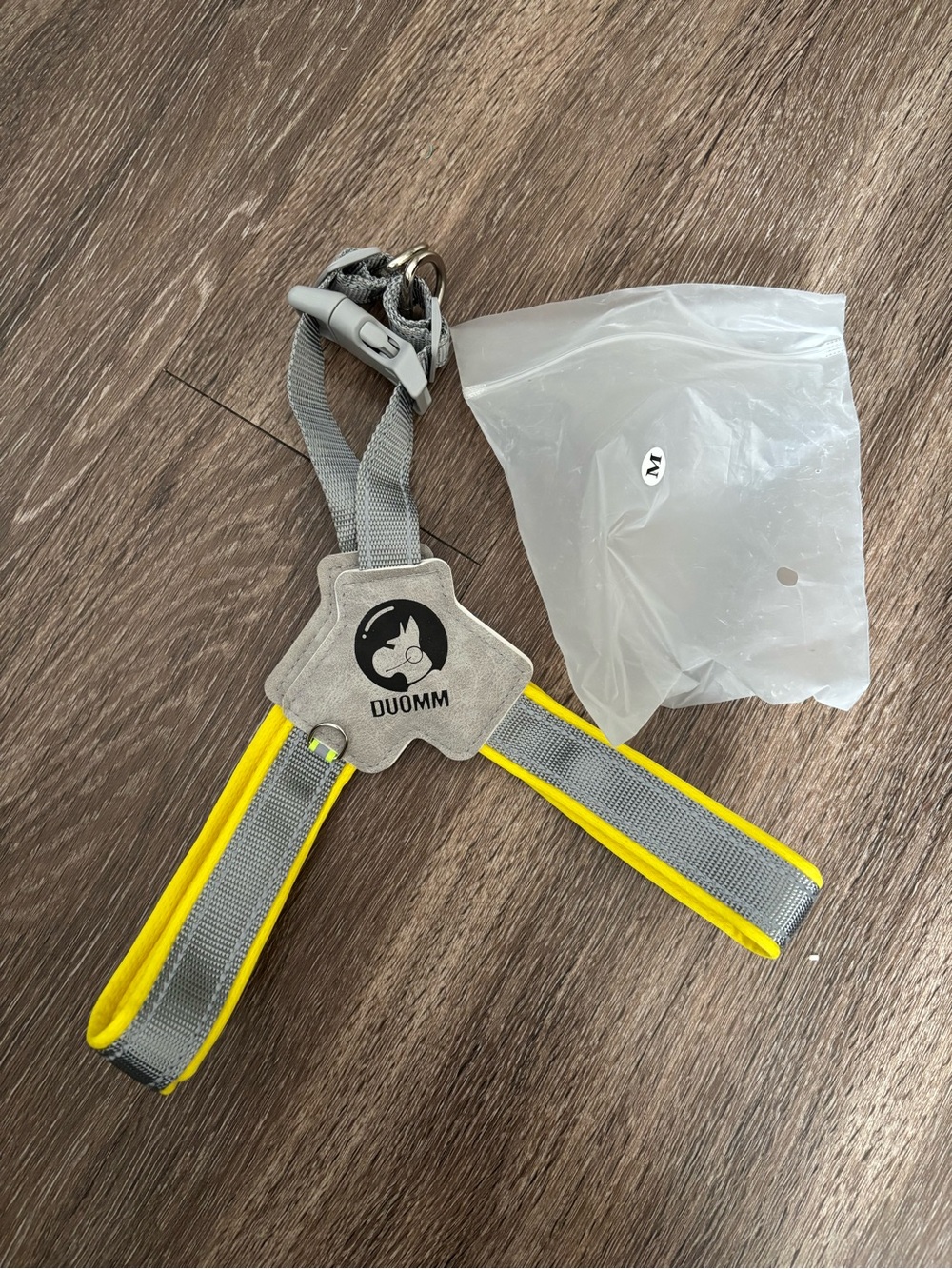 Reflective Dog Harness in Gray and Yellow - High Visibility